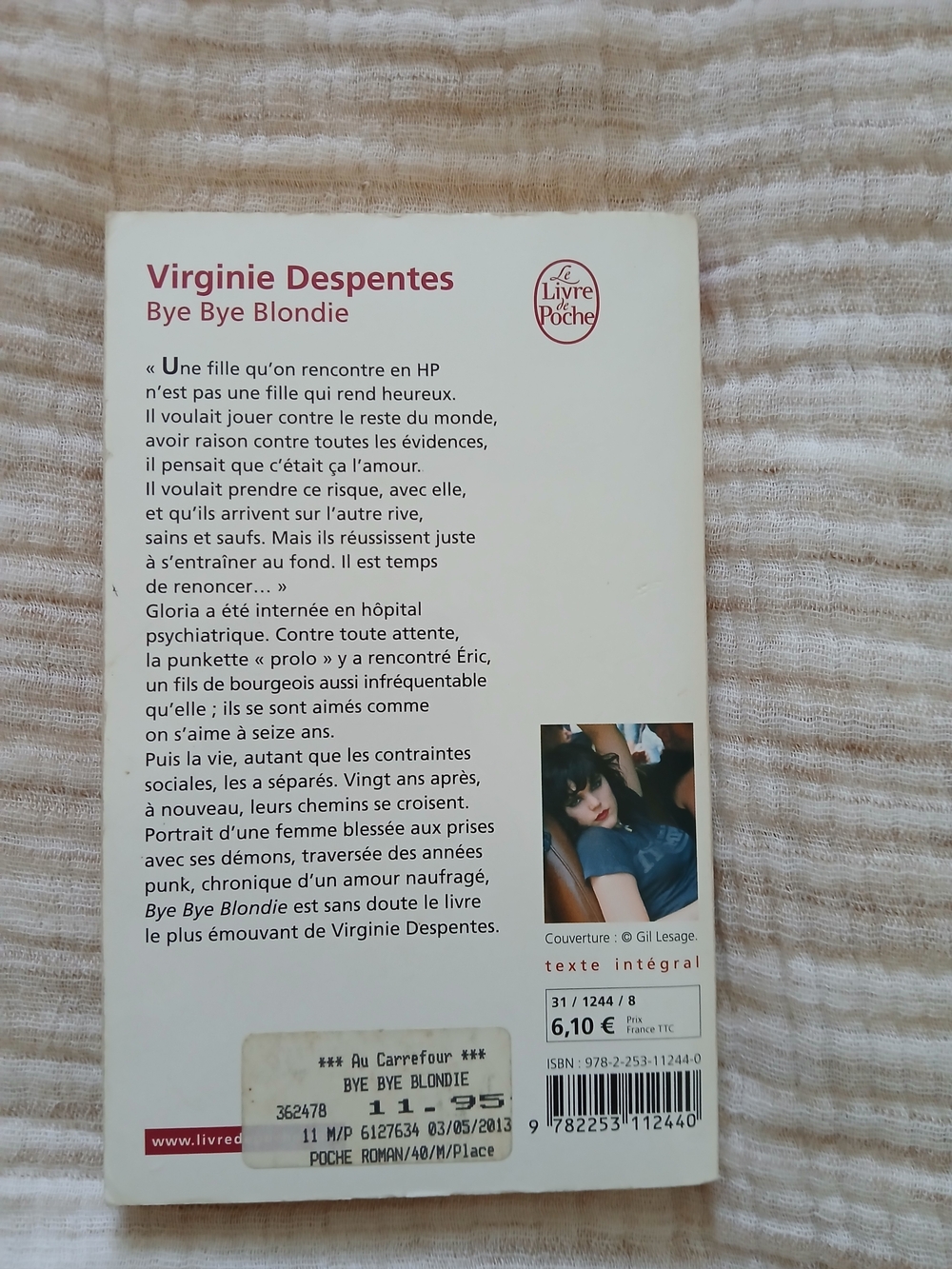 0(2/15$) Bye Bye Blondie by Virginie Despentes - Paperback French Edition - Picture 2 of 2